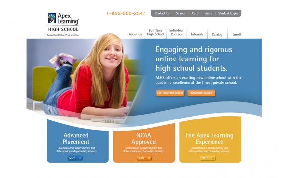 Apex Learning Website Design