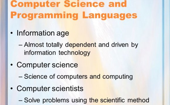–Science of computers and
