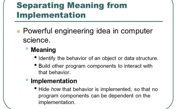 Idea in computer science