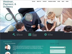 Build your accounting website with Web Builder CS