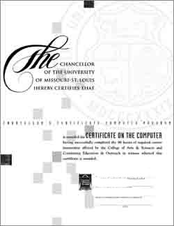 Chancellor's Certificate