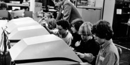 Children at DEC VT05 terminals (circa 1975)