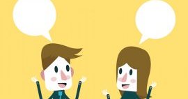 people talking