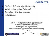 Computer Science details