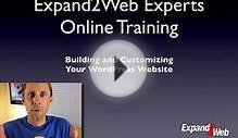 Buidling and Customizing Your Website - Online Training Course