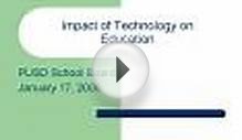 Impact of Technology on Education