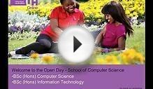Online Open Day: BSc Computer Science (online) October 2013