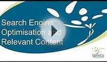 SEO and relevant content - Website Development Training