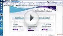 Visual Web Developer Video Tutorial 1 - Introduction