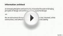 Web design tutorial: Working with information architects